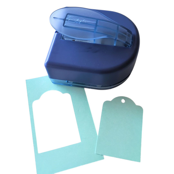 Creative Memories LARGE TAG PUNCH Scrapbooking Crafting Jewelry Cards Tags - Picture 1 of 5